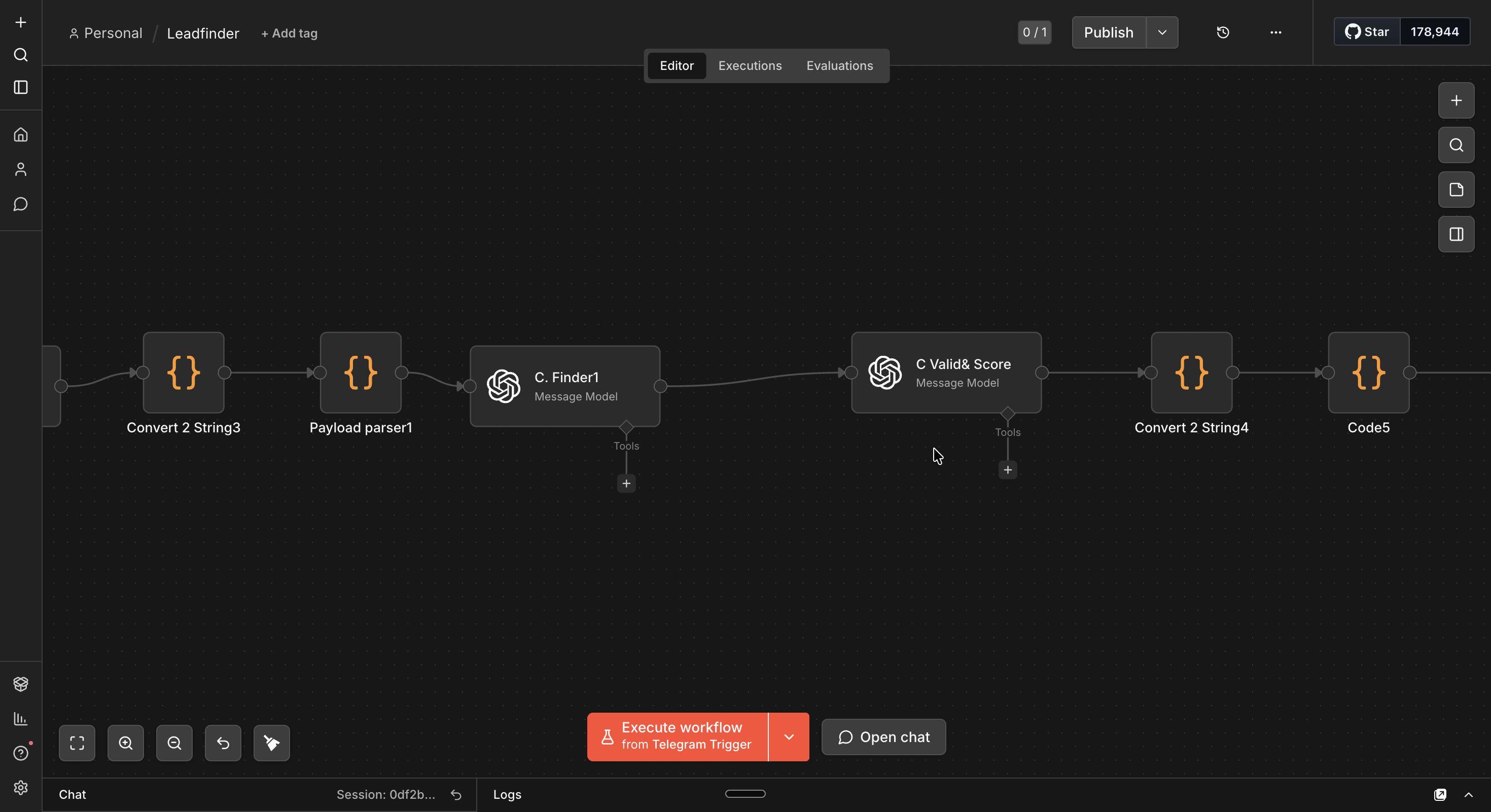 Contact Finder und Validator in n8n